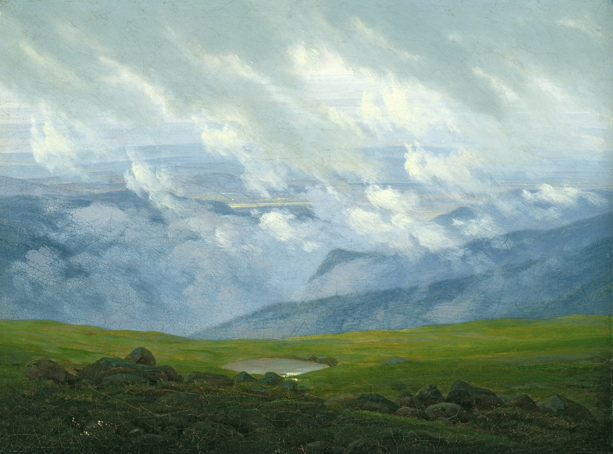 Sodródó felhők alkotó: Caspar David Friedrich