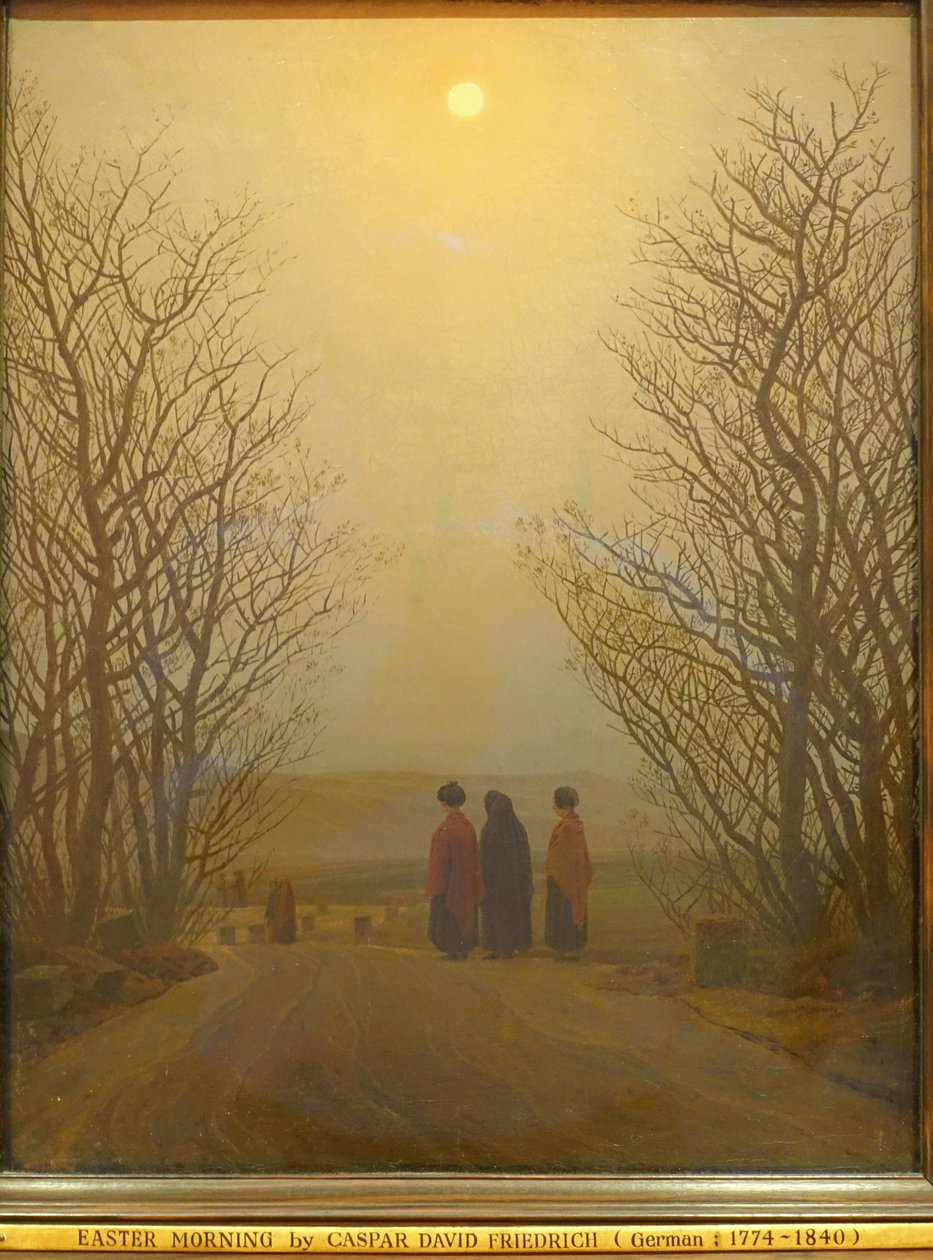Húsvét reggel, Caspar David Friedrich, 1833, olaj, vászon - Museo Nacional Centro de Arte Reina Sofía - DSC08706 alkotó: Caspar David Friedrich