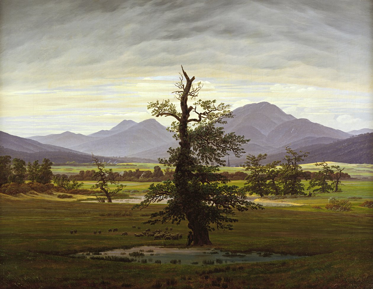 Magányos fa alkotó: Caspar David Friedrich