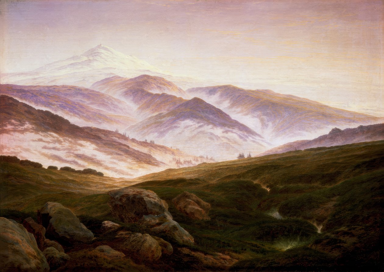 Az Óriáshegység emléke alkotó: Caspar David Friedrich