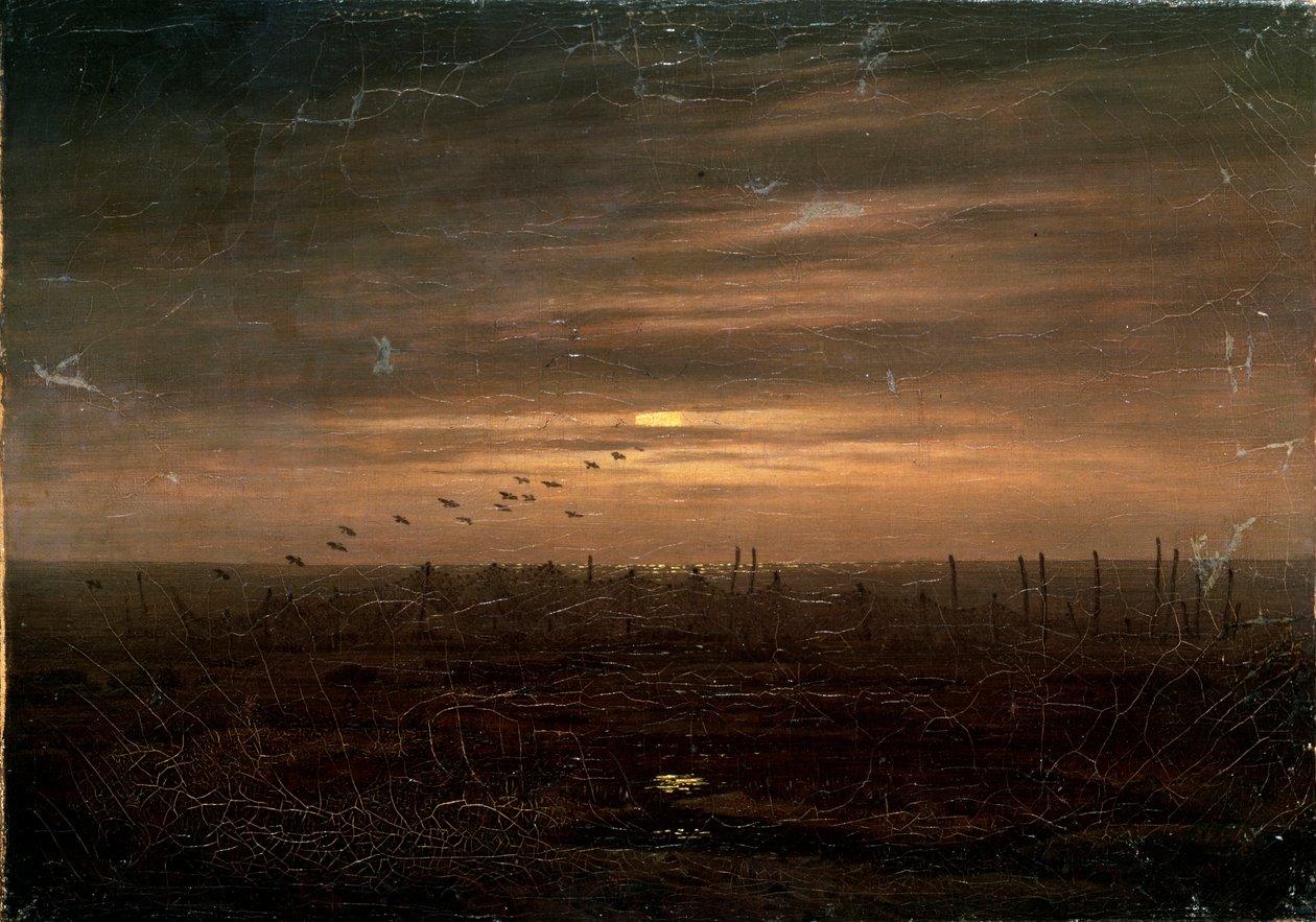 Halászhálók, 18. század vége vagy 19. század alkotó: Caspar David Friedrich