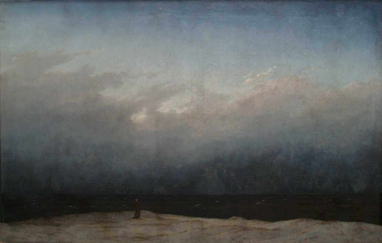 Német: Der Mönch am Meer A szerzetes a tengerparton alkotó: Caspar David Friedrich