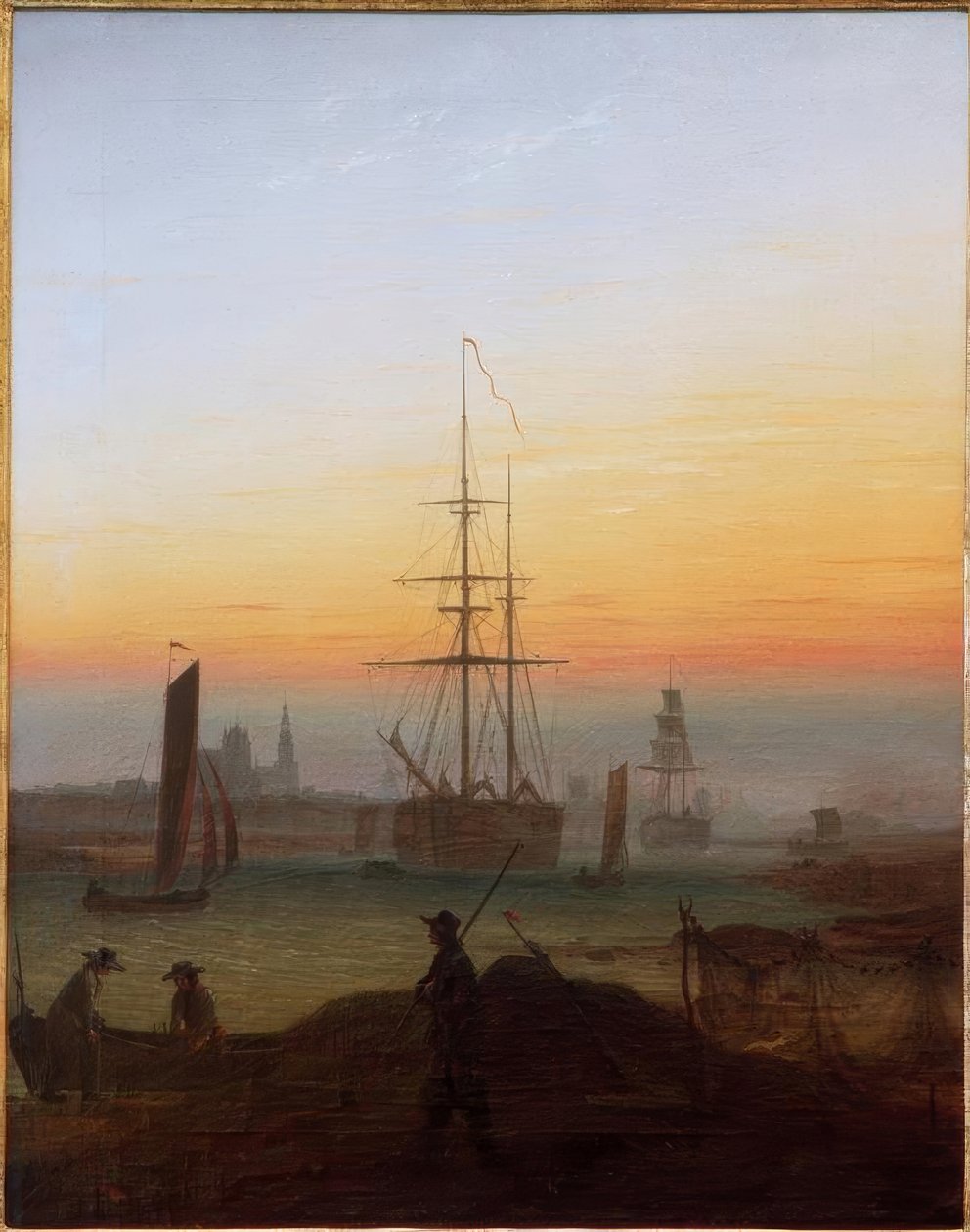 Greifswald kikötője alkotó: Caspar David Friedrich