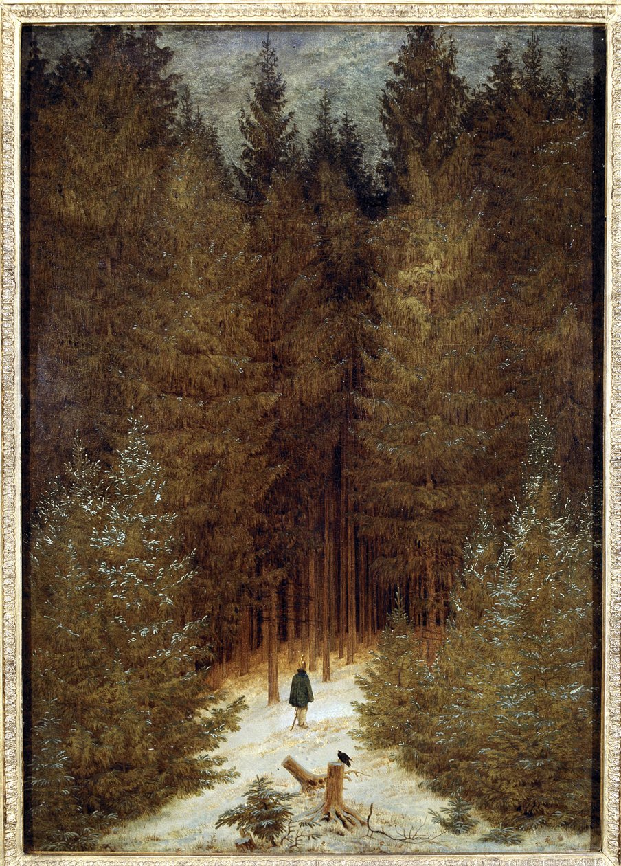 Vadász az erdőben alkotó: Caspar David Friedrich