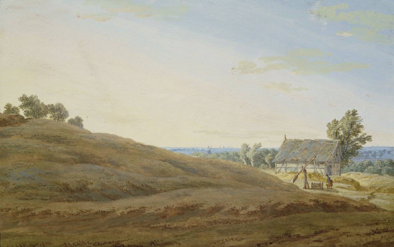 Kunyhó kúttal a Rugenen alkotó: Caspar David Friedrich