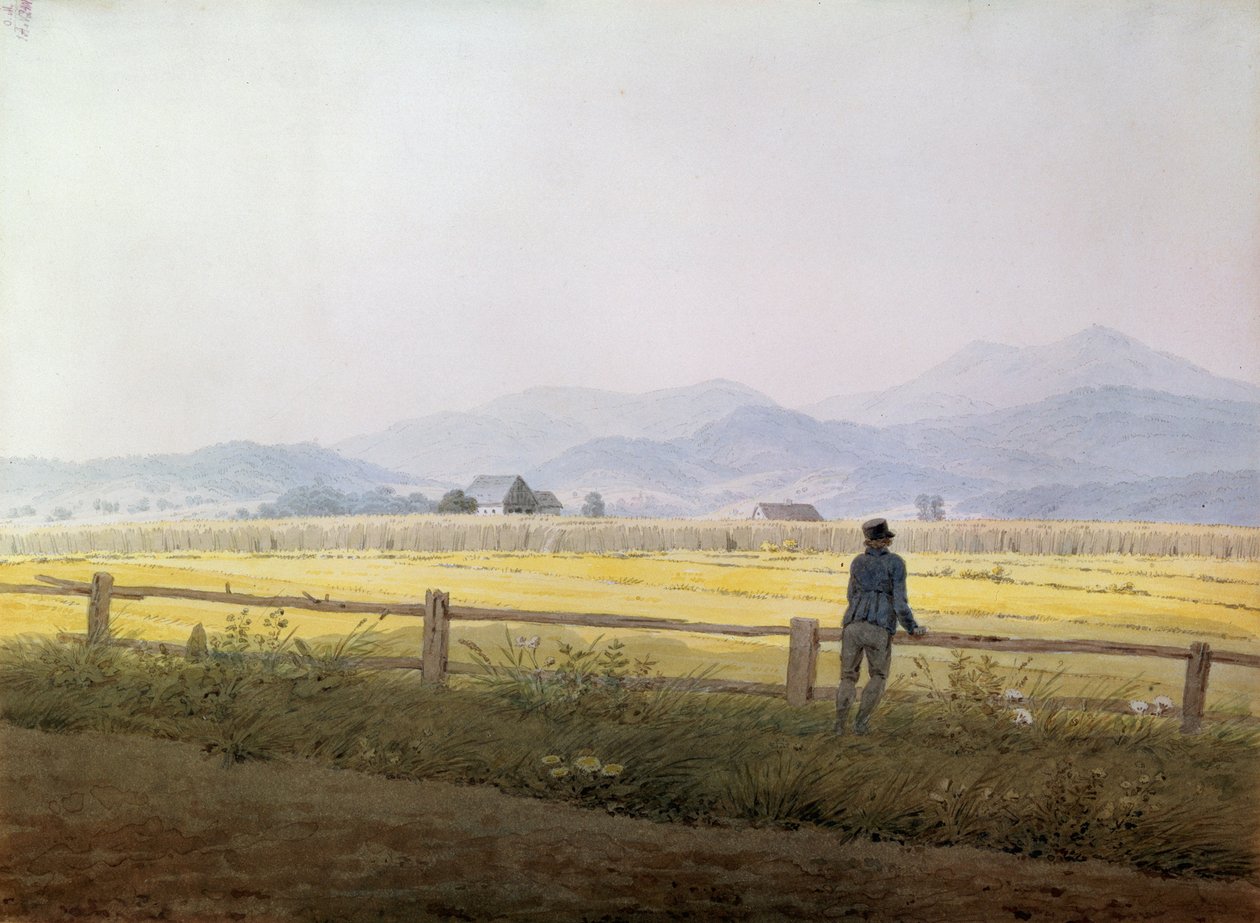 Táj, 19. század eleje alkotó: Caspar David Friedrich