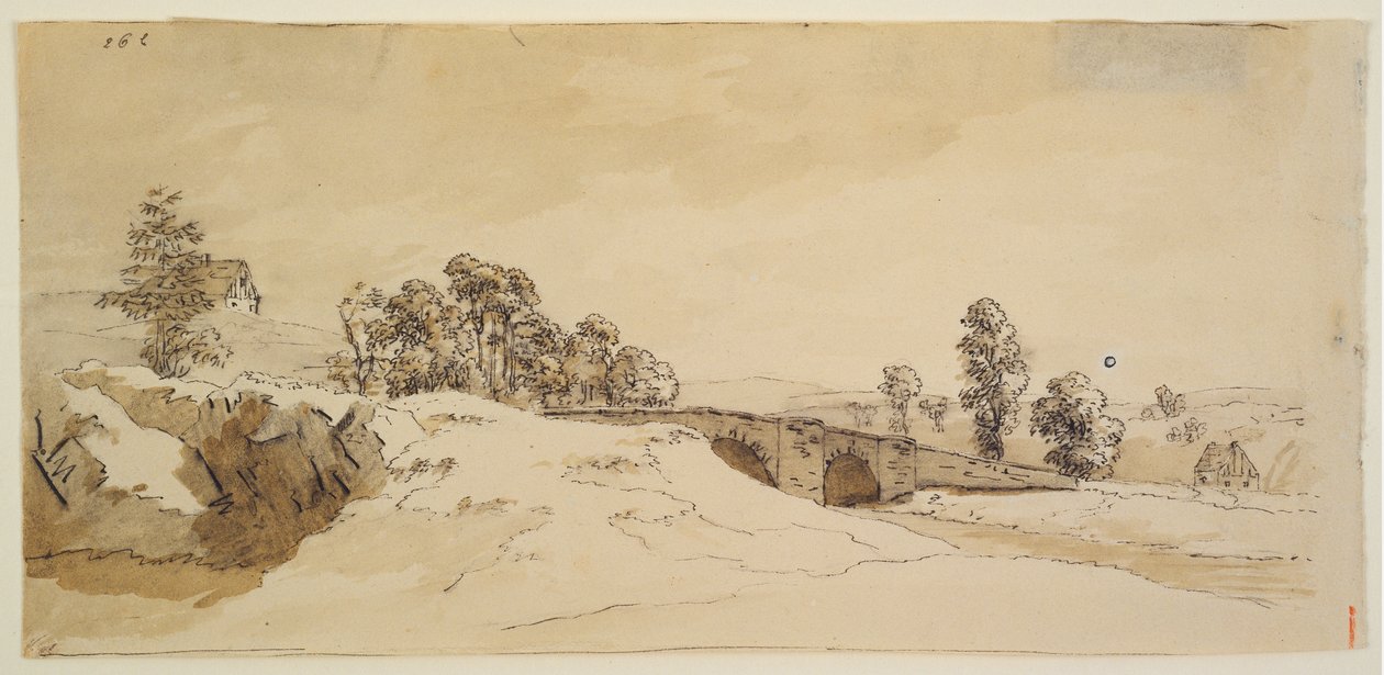 Táj híddal alkotó: Caspar David Friedrich