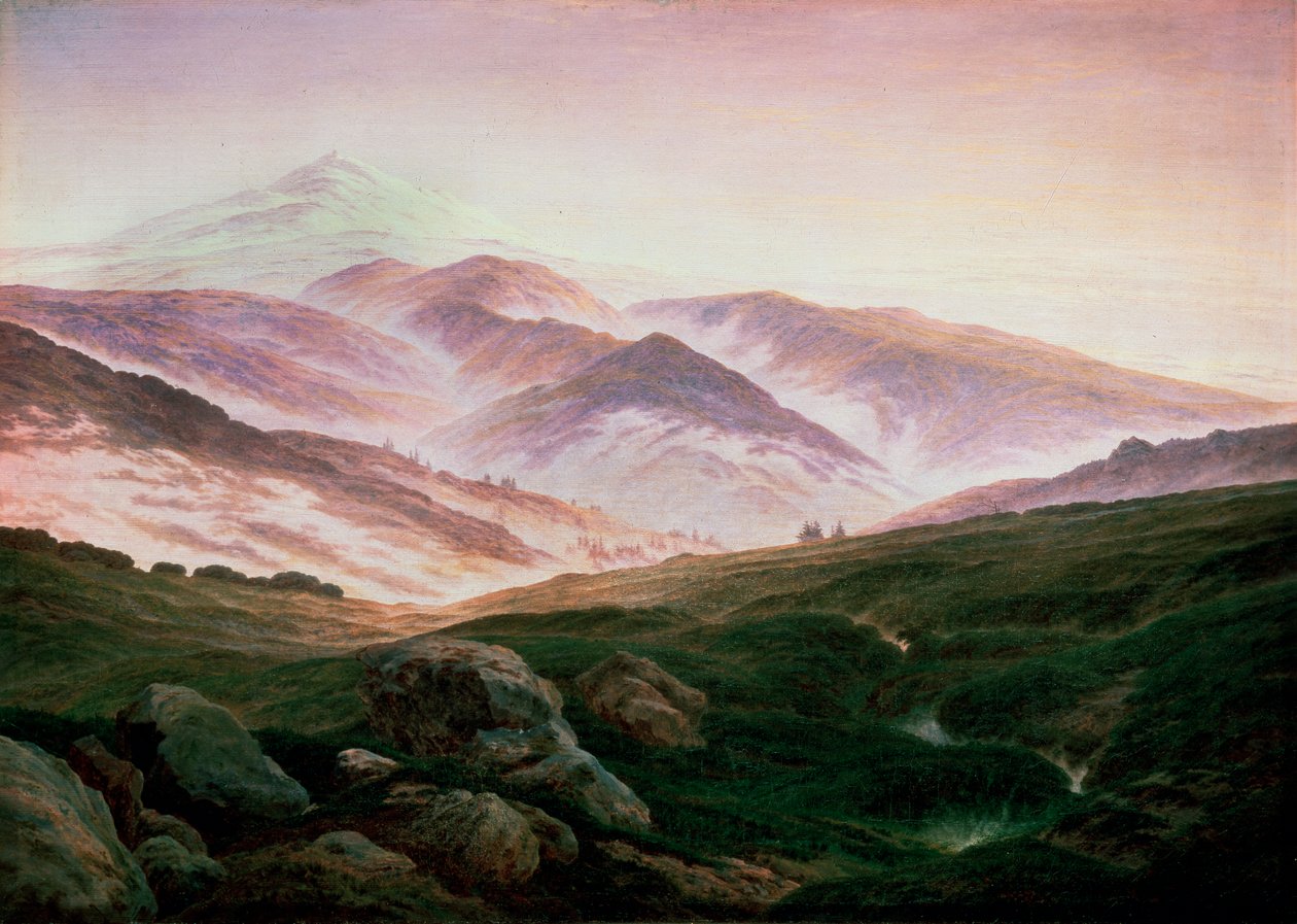 A Riesengebirge emléke, 1835. alkotó: Caspar David Friedrich