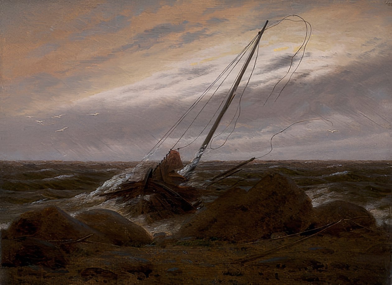 A vihar után. 1817 alkotó: Caspar David Friedrich