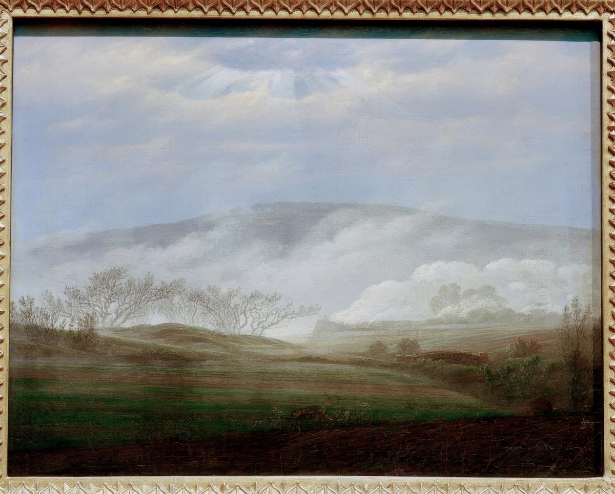 Köd az Elba völgyében alkotó: Caspar David Friedrich