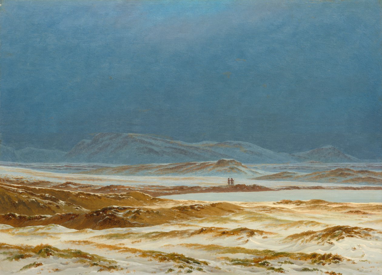 Északi táj, tavasz alkotó: Caspar David Friedrich