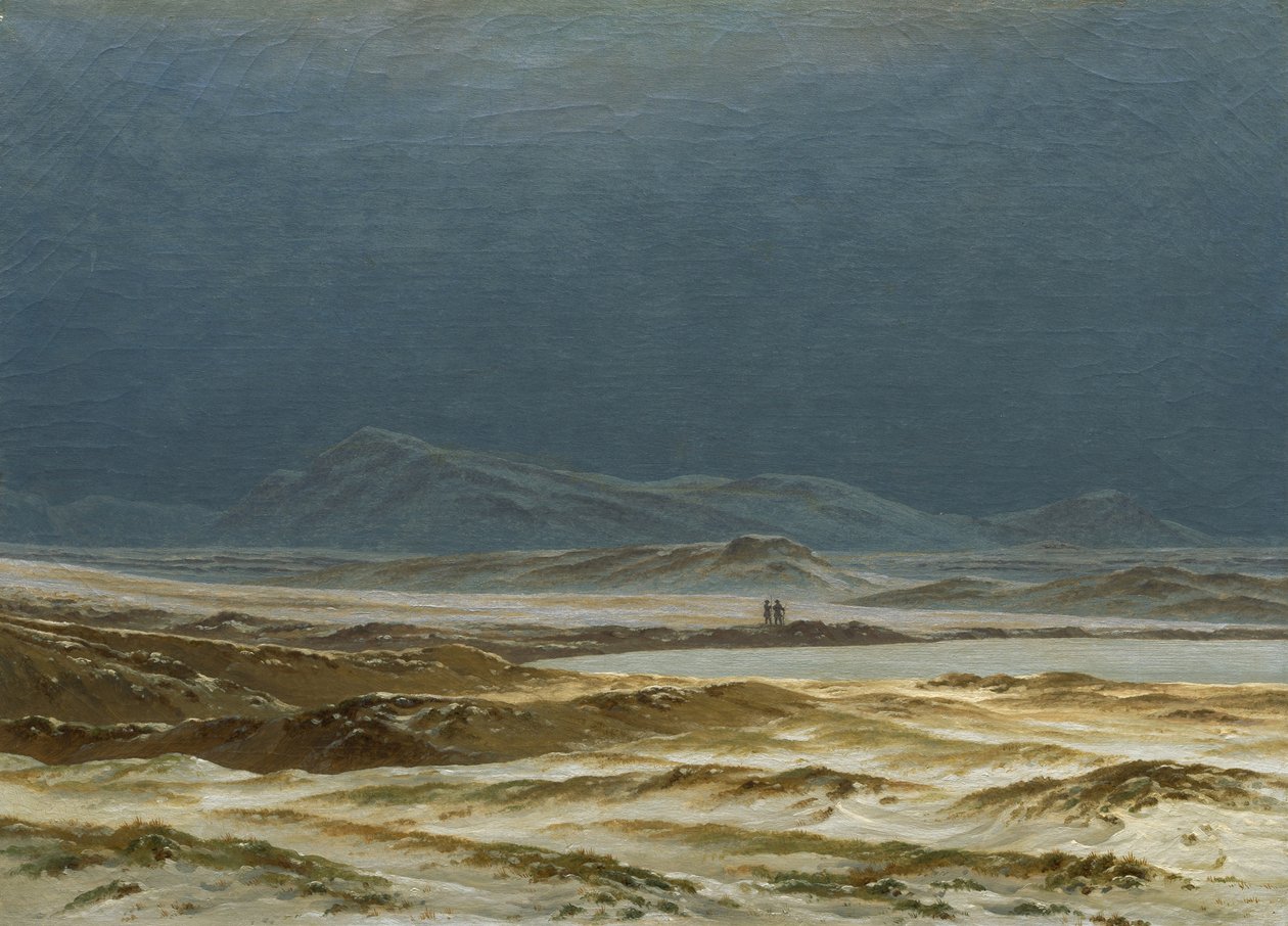 Északi táj, tavasz, 1825 körül alkotó: Caspar David Friedrich