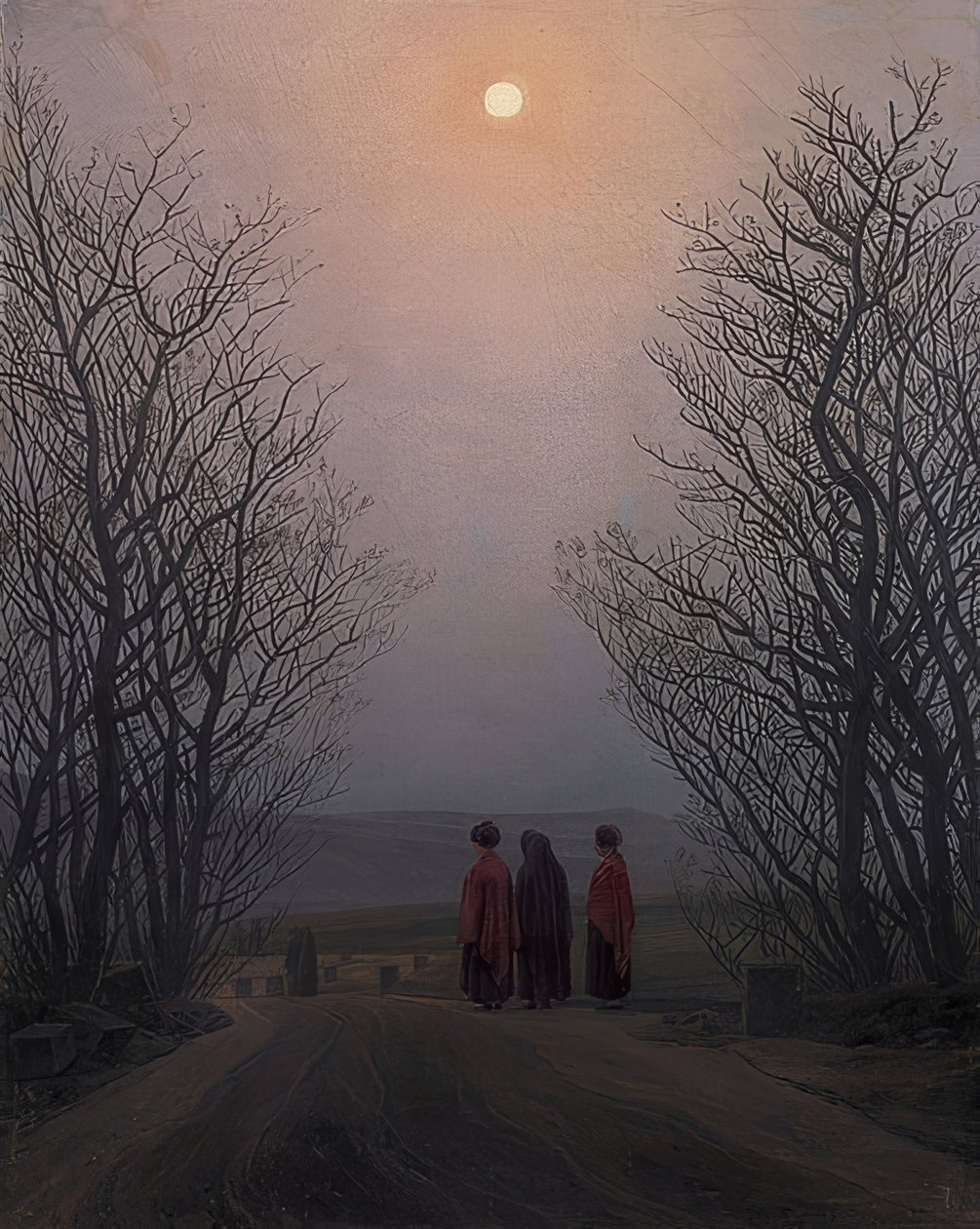 Húsvét reggel. 1828-35 körül alkotó: Caspar David Friedrich