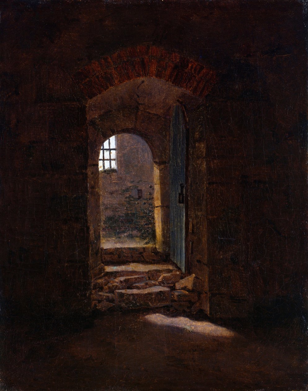 ""A meisseni királyi iskola bejárati ajtója"" alkotó: Caspar David Friedrich