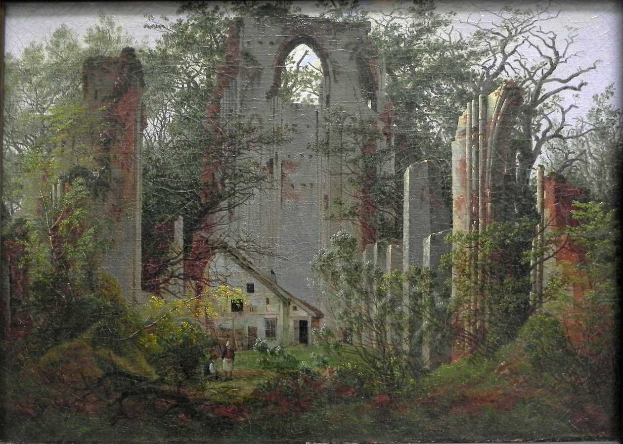 Eldena kolostor romjai Greifswald közelében alkotó: Caspar David Friedrich