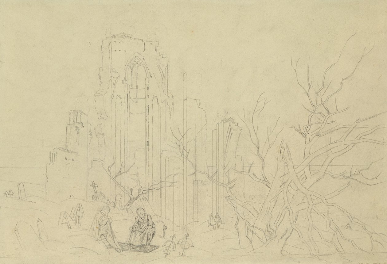 Tanulmány télre, 1803 alkotó: Caspar David Friedrich
