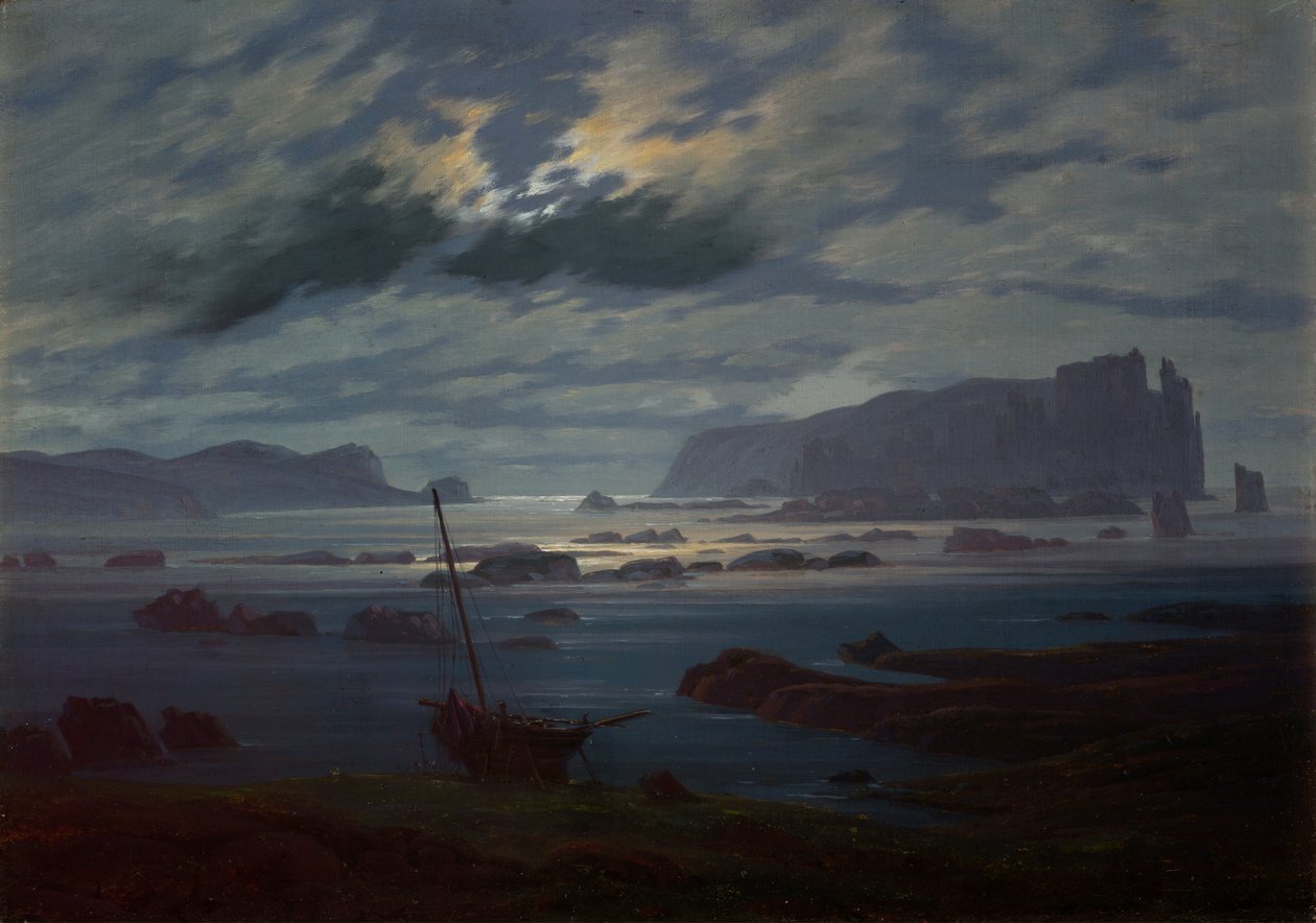 Az Északi-tenger holdfényben, 1823-24 alkotó: Caspar David Friedrich