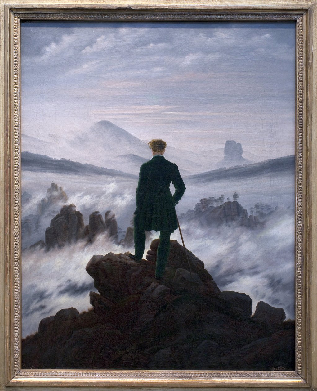 A vándor a ködtenger felett, 1817 körül alkotó: Caspar David Friedrich