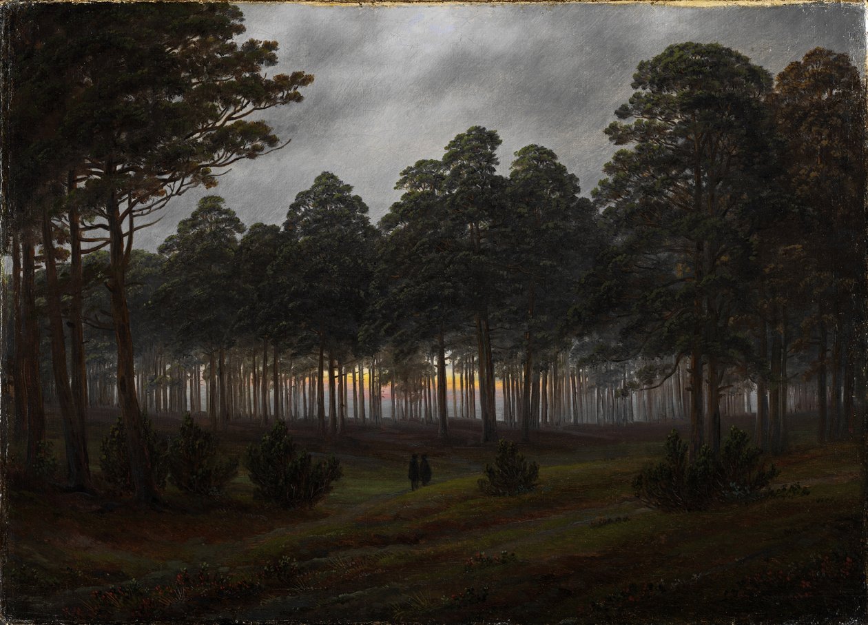 A napszakok: este, 1821-1822 alkotó: Caspar David Friedrich