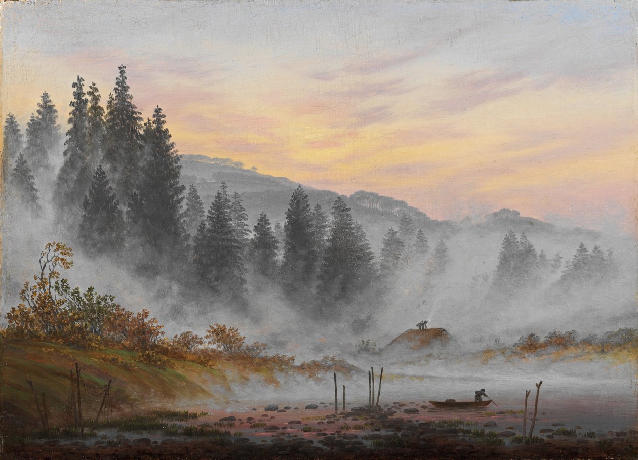 A napszakok: reggel alkotó: Caspar David Friedrich