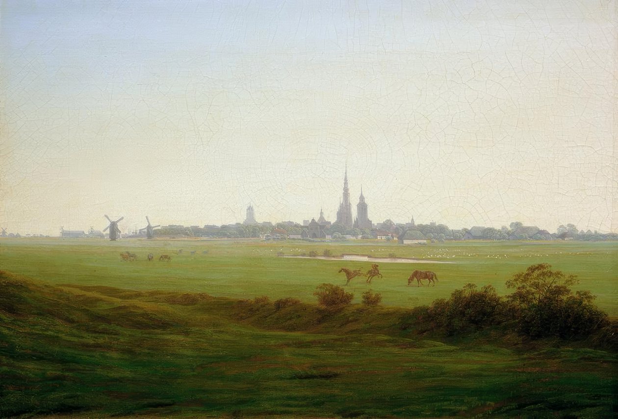Rétek Greifswald közelében alkotó: Caspar David Friedrich