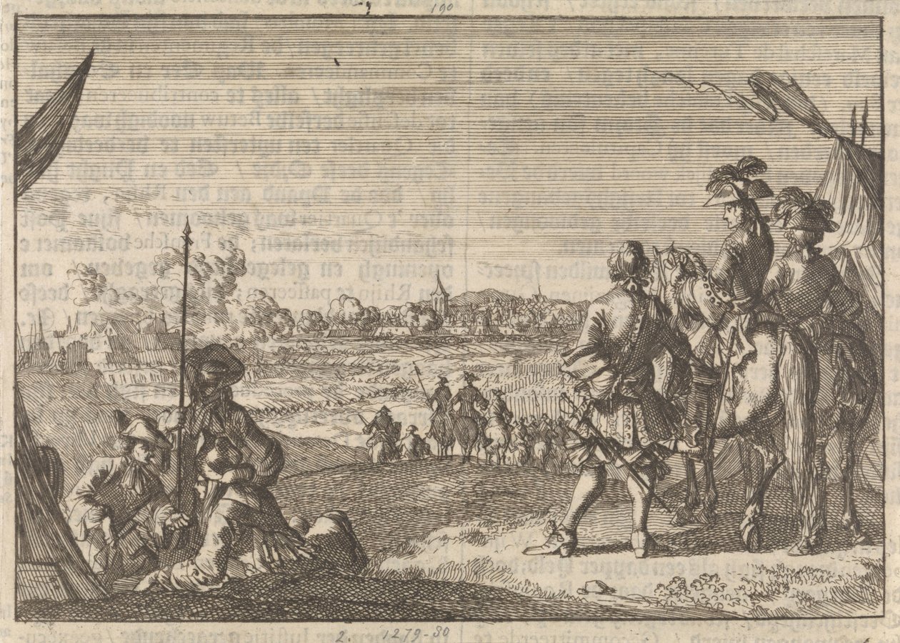 Nijmegen elfoglalása a franciák által, 1672 alkotó: Caspar Luyken