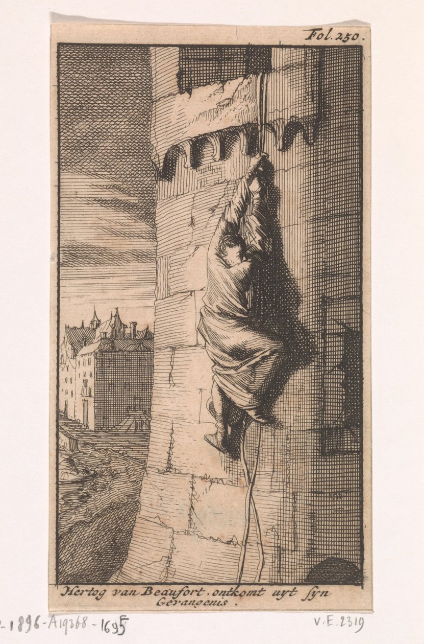 Beaufort hercegének szökése, 1648 alkotó: Caspar Luyken
