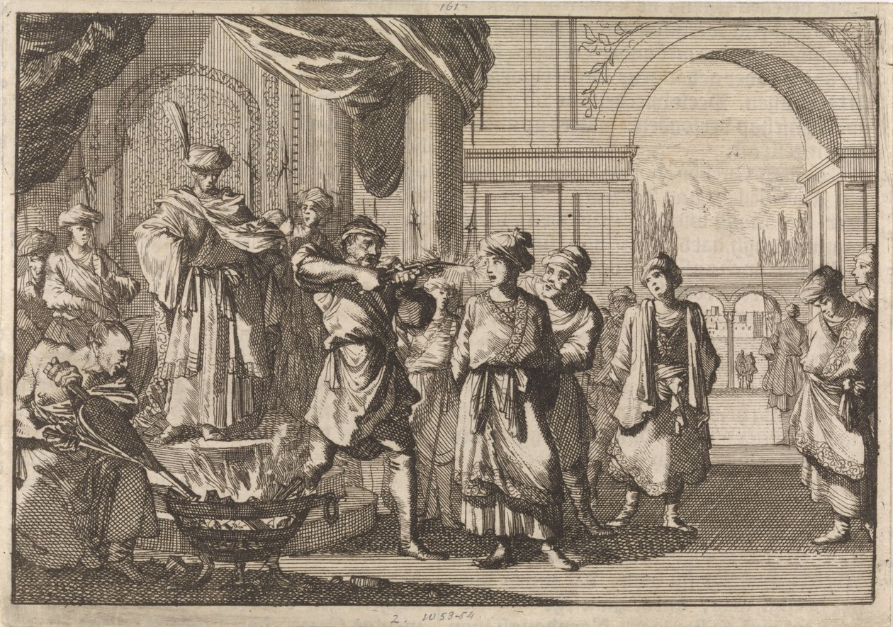 IV. Szelim, Perzsia sahja, akinek bátyját megvakította egy izzó vas, 1694 alkotó: Caspar Luyken