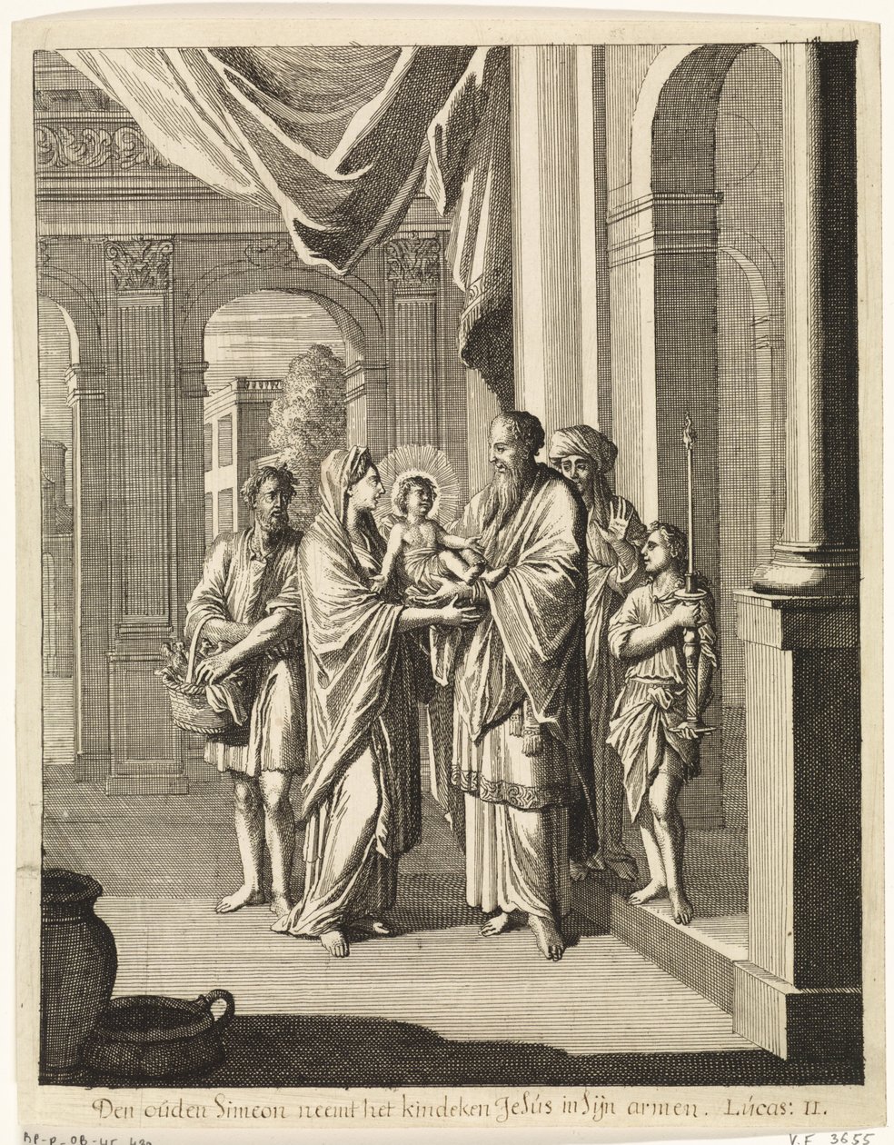 Simeon és a Krisztus-gyermek alkotó: Caspar Luyken