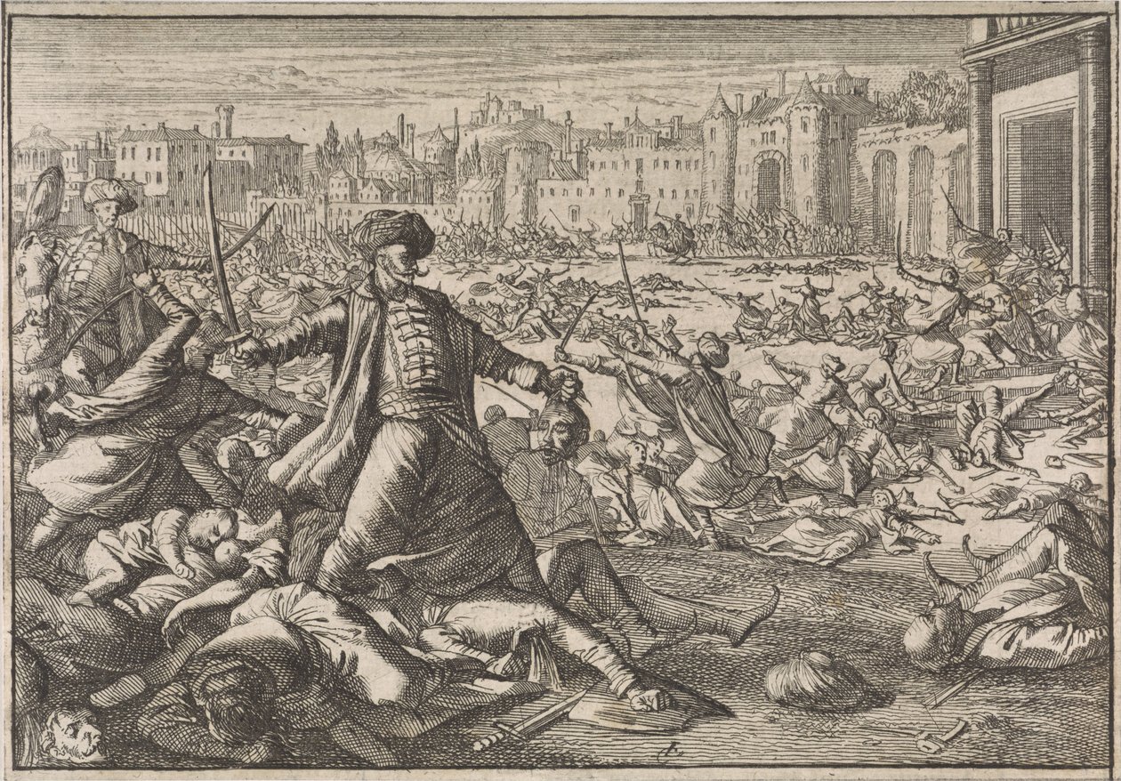 Bagdad törökök általi meghódítása, 1638 alkotó: Caspar Luyken