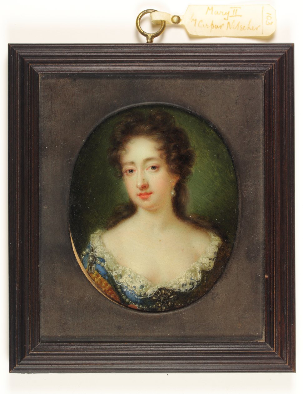 Mária II (akvarell pergamenre) alkotó: Caspar Netscher