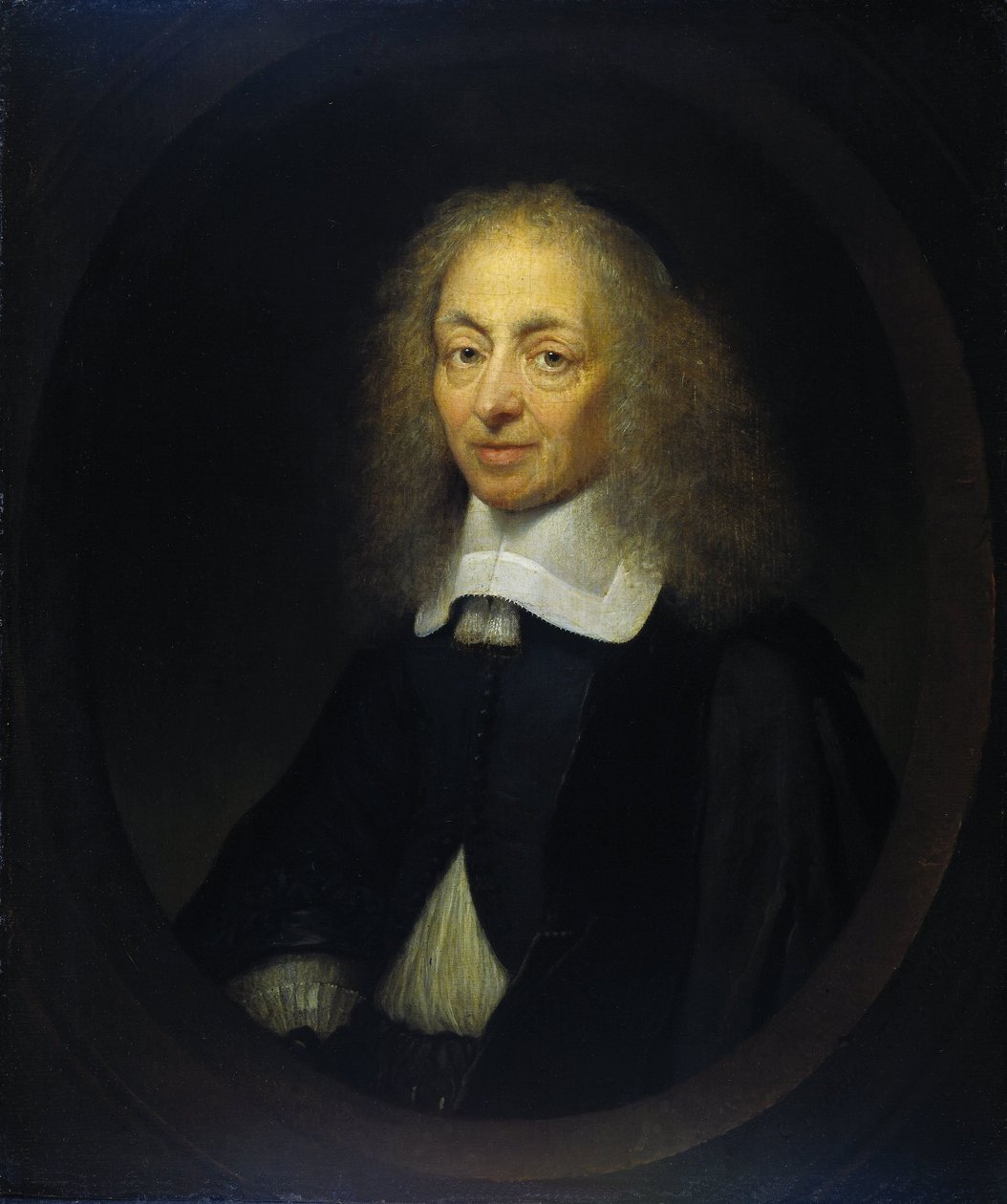 Constantine Huygens (1596-1687) portréja alkotó: Caspar Netscher