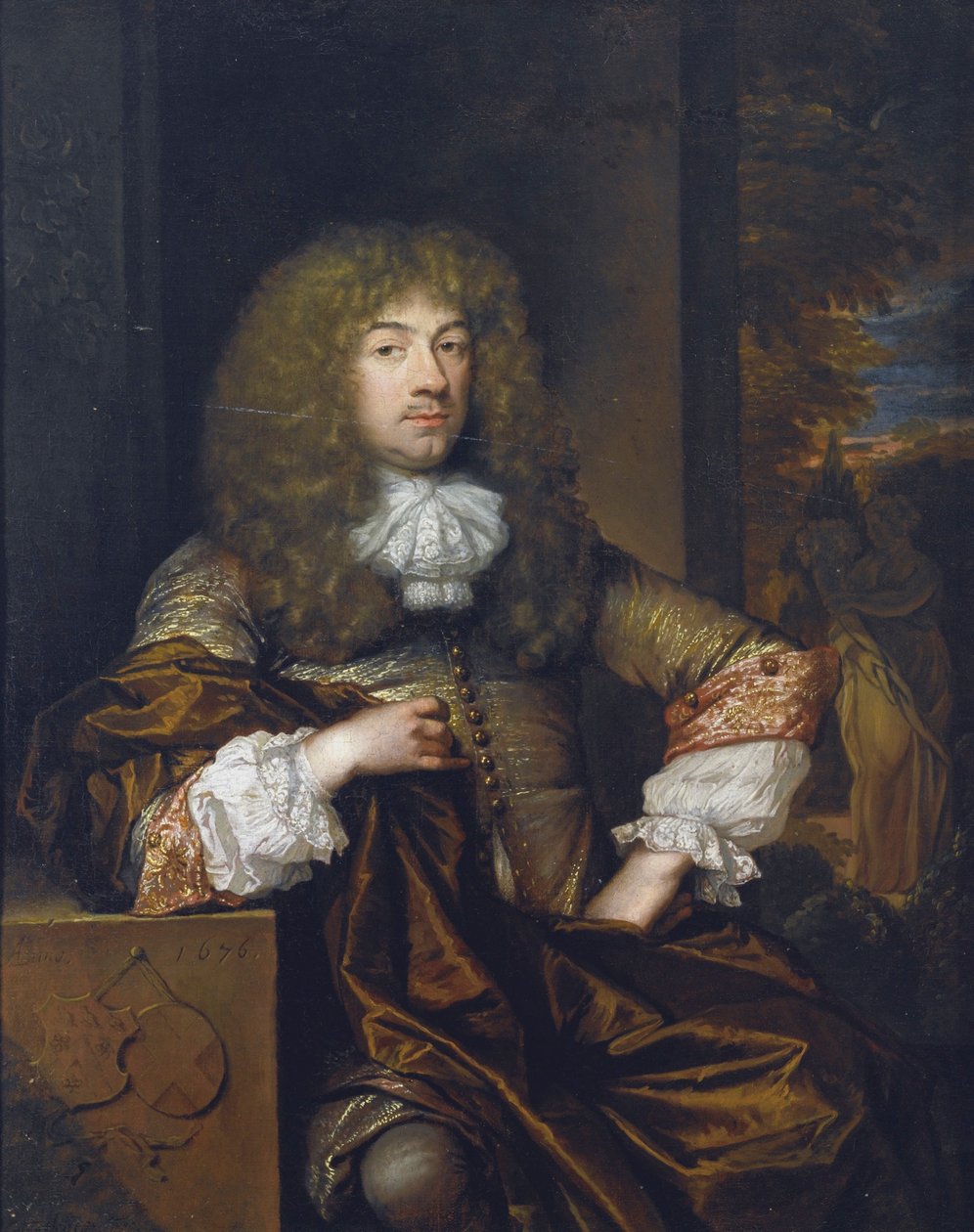 Jan Boudaen Courten portréja (1635-1716) alkotó: Caspar Netscher
