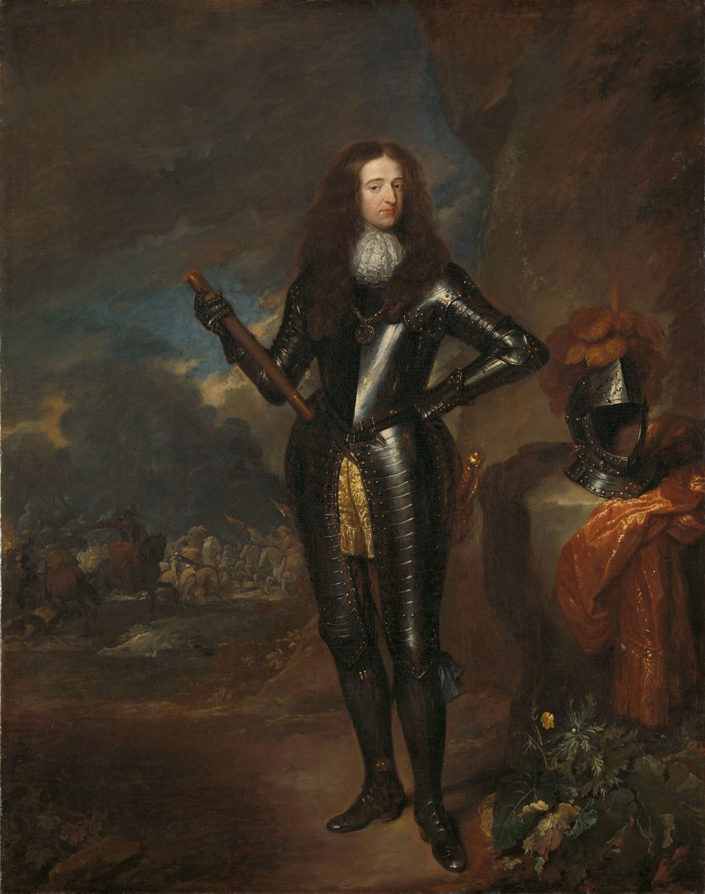 III. Vilmos, Orange hercege és Stadholder portréja III. Vilmos (1650-1702), Orange hercege és 1689 óta angol király alkotó: Caspar Netscher