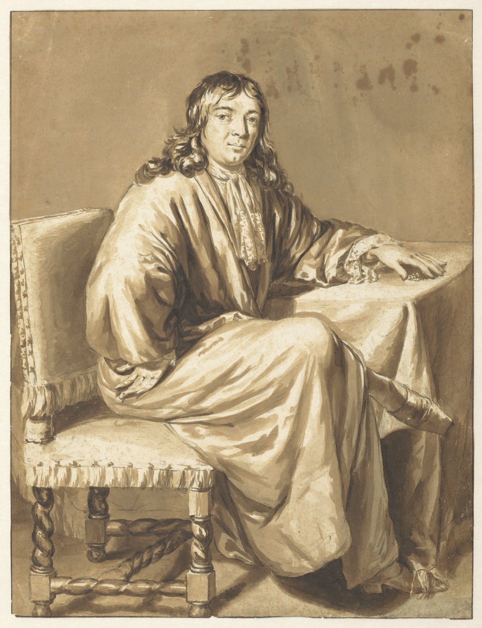 Cornelis de Man portréja alkotó: Caspar Netscher