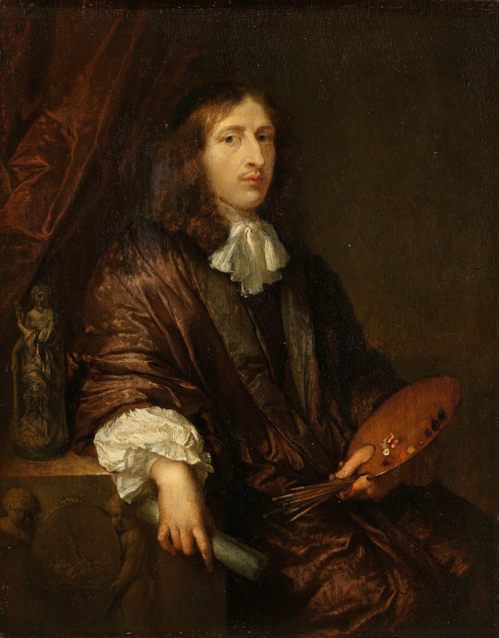 Önarckép alkotó: Caspar Netscher