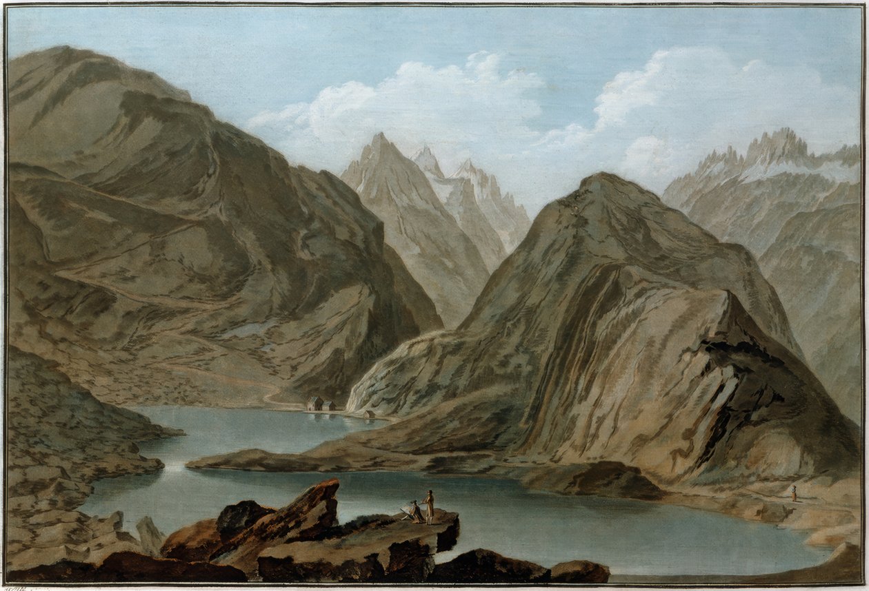 A hospice a Grimselen alkotó: Caspar Wolf