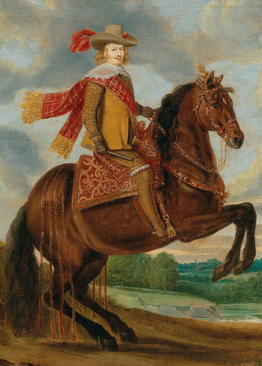 Az osztrák bíboros-Infante Ferdinánd lovas portréja 1609-1641. alkotó: Caspar de Crayer