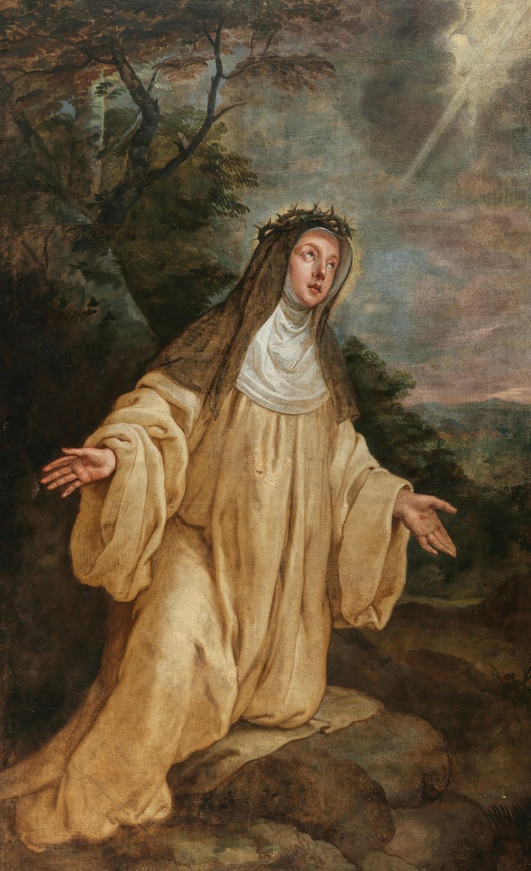 Sienai Szent Katalin. alkotó: Caspar de Crayer