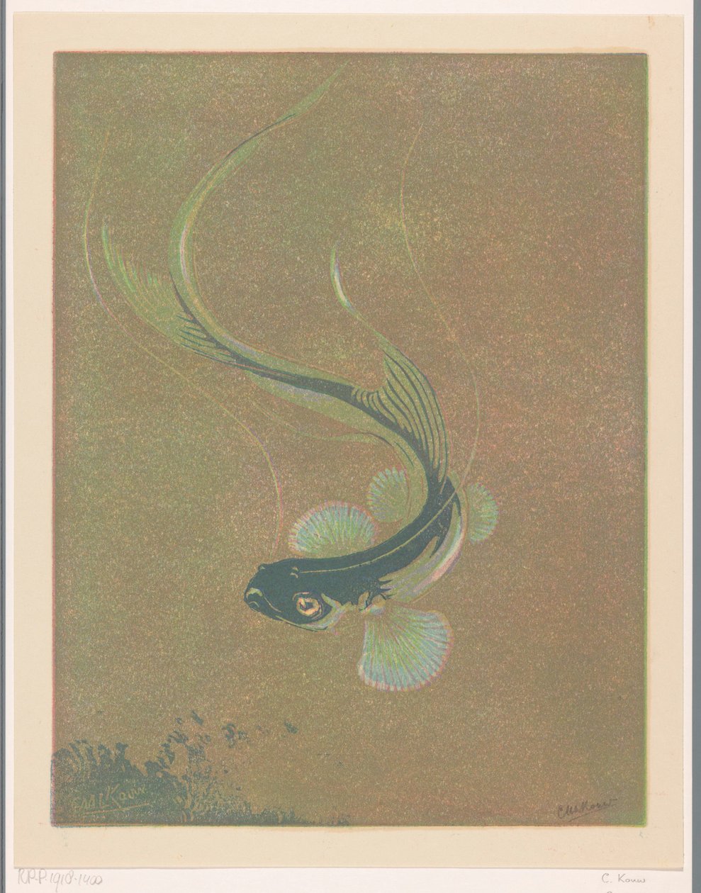Úszó hal Úszóhal (eredeti cím) alkotó: Casper M.L. Kouw (signed by artist)