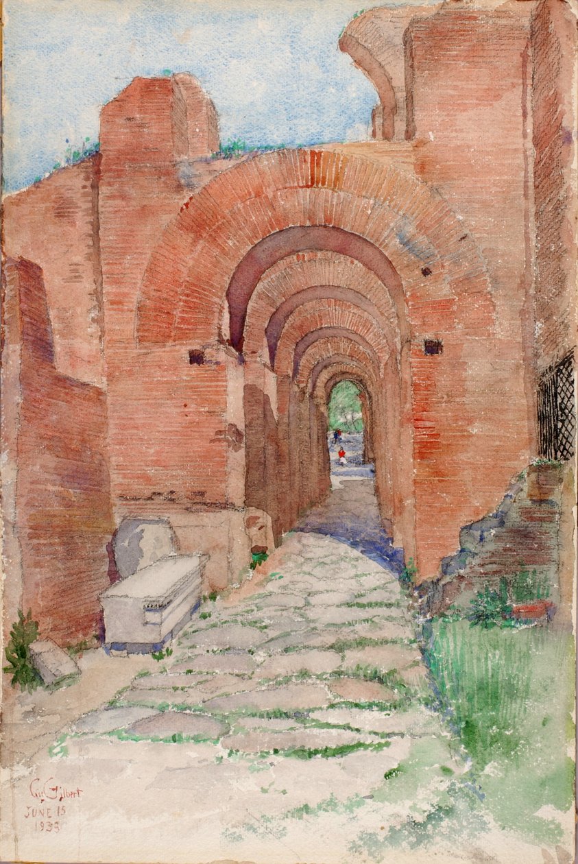 Nérói palota boltívei, 1933. alkotó: Cass Gilbert