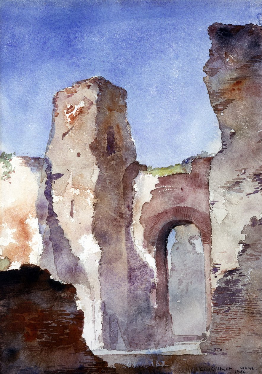 Caracalla fürdők, Róma alkotó: Cass Gilbert