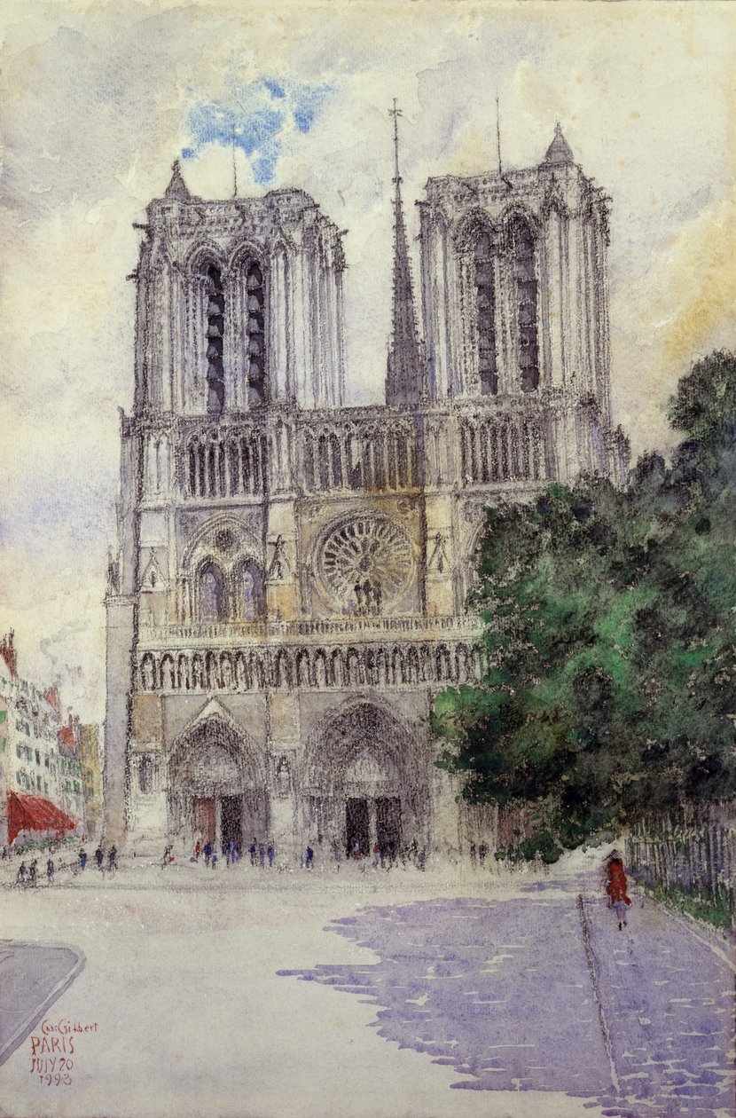 Notre-Dame katedrális, Párizs alkotó: Cass Gilbert