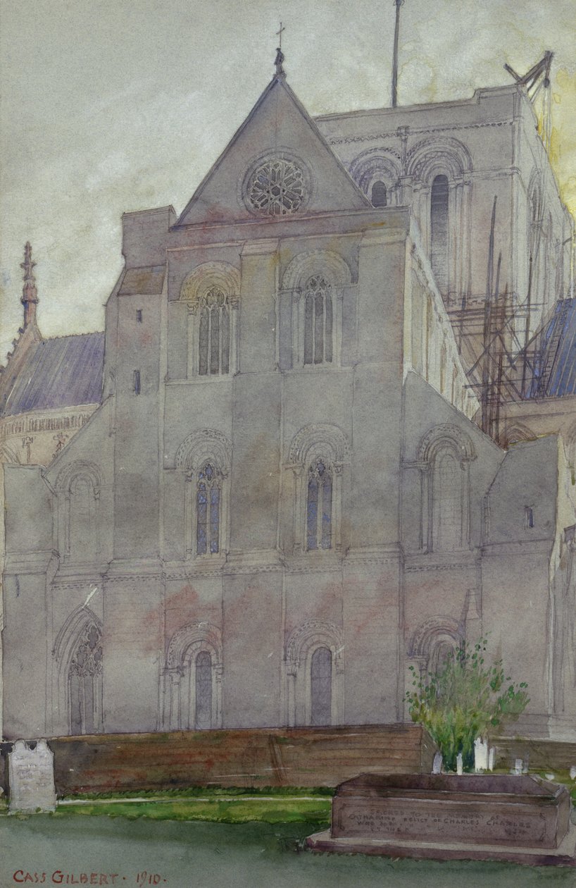 Északi kereszthajó, Winchester katedrális, Anglia alkotó: Cass Gilbert