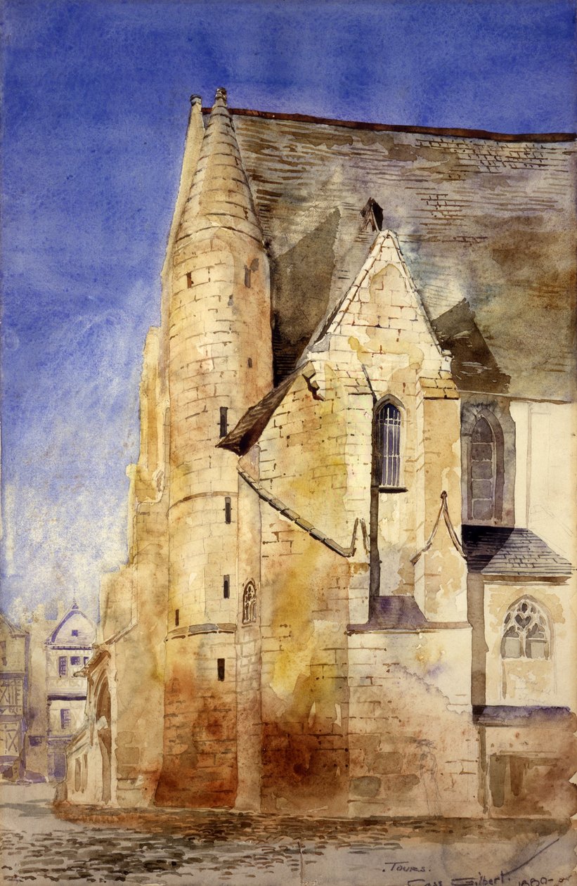 Régi templom, Tours, Franciaország alkotó: Cass Gilbert