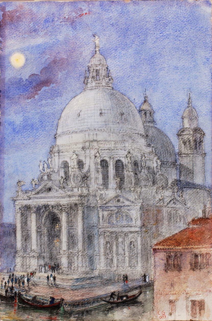 Santa Maria Della Salute, Velence, 1933. alkotó: Cass Gilbert