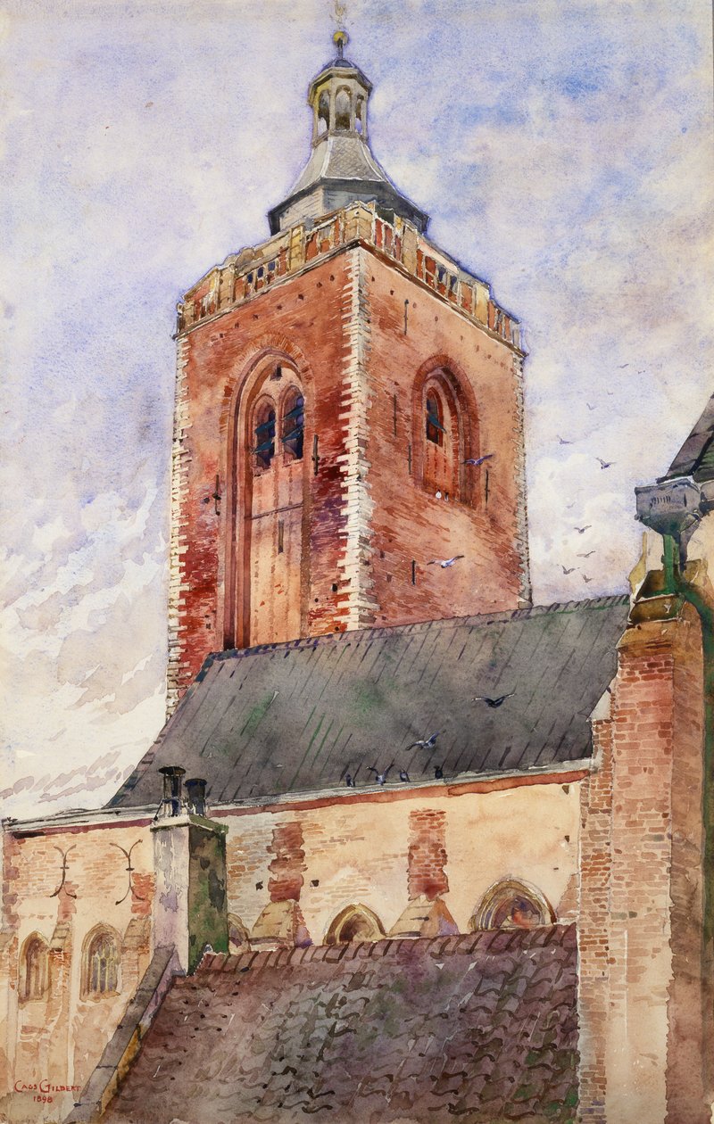 Szent Márton templom, Utrecht, Hollandia, 1898. alkotó: Cass Gilbert