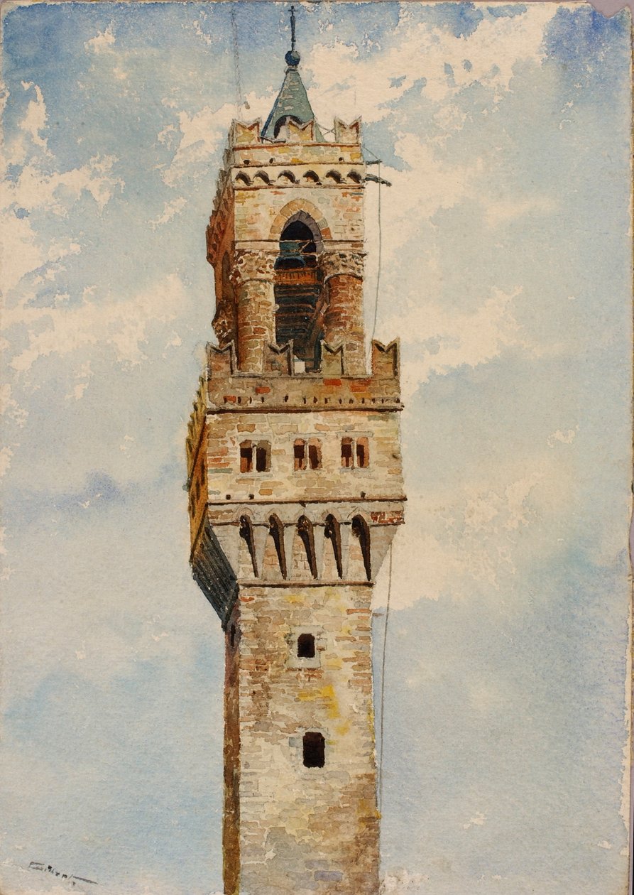 Palazzo Vecchio tornya, Firenze, Olaszország alkotó: Cass Gilbert