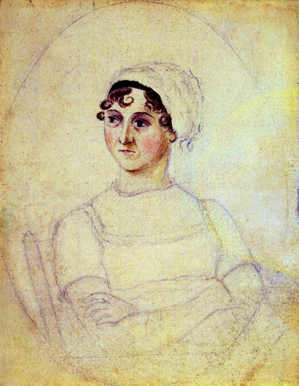 Jane Austen (1810) restaurálva és felújítva Amano1 által alkotó: Cassandra Austen