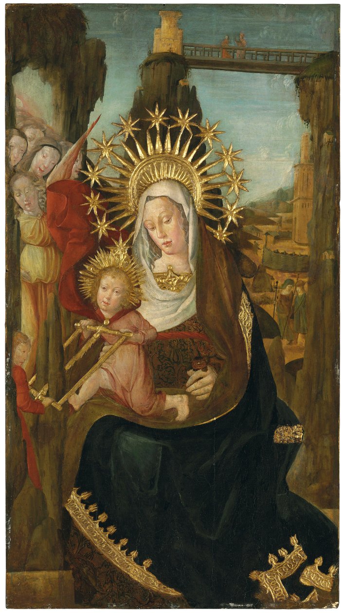 A montserrati szűz, 1530-40 körül alkotó: Catalan School